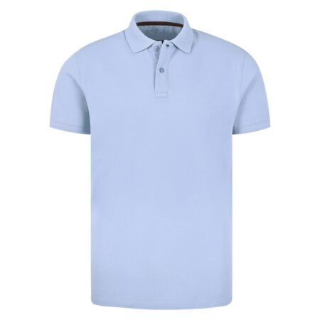 Sky Plain Pique Polo Shirt