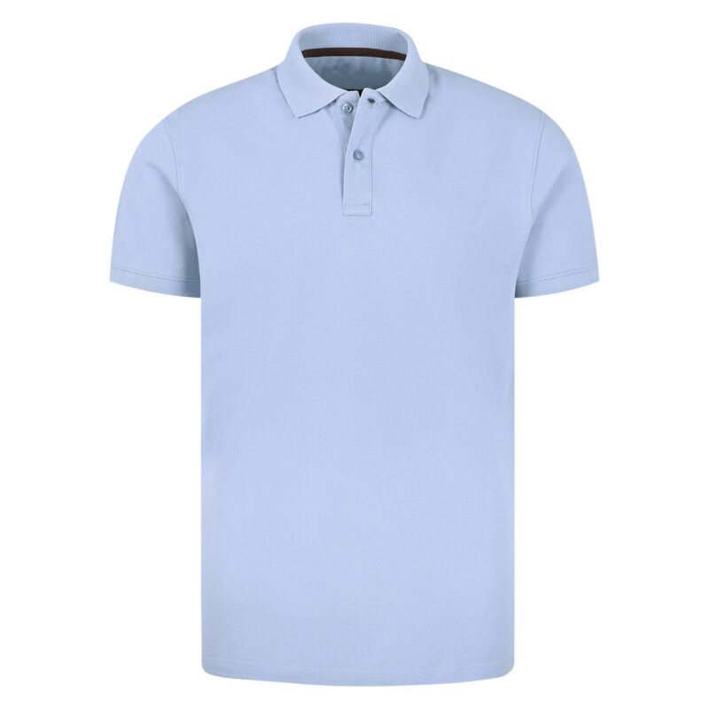 Sky Plain Pique Polo Shirt