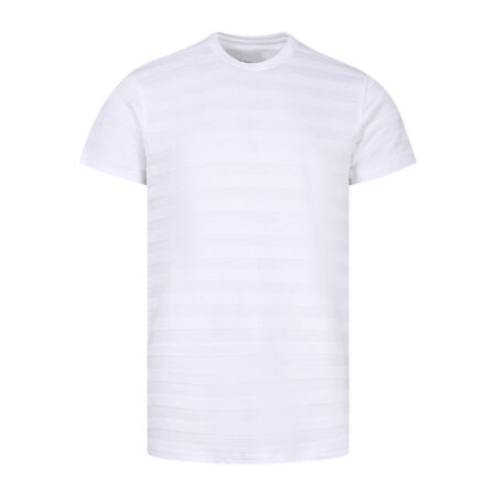 White Stripe Crew Neck T-shirt