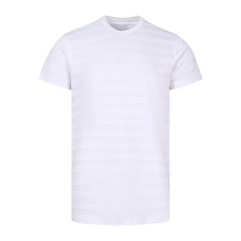 White Stripe Crew Neck T-shirt