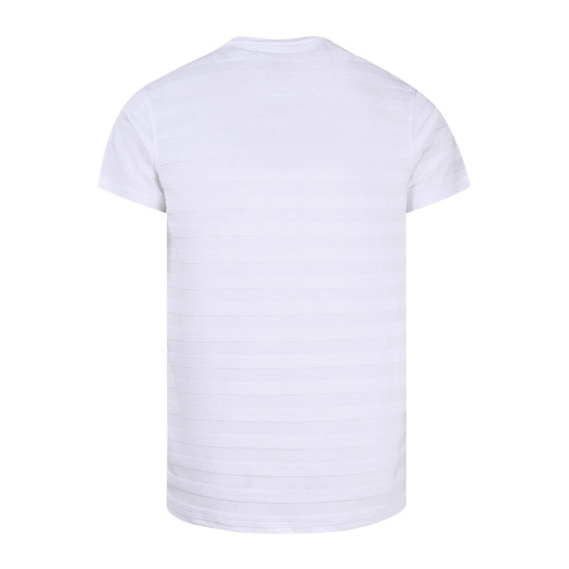 White Stripe Crew Neck T-shirt - Image 2
