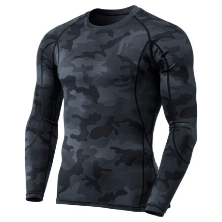 Men's UPF 50+ Long Sleeve Compression Shirts