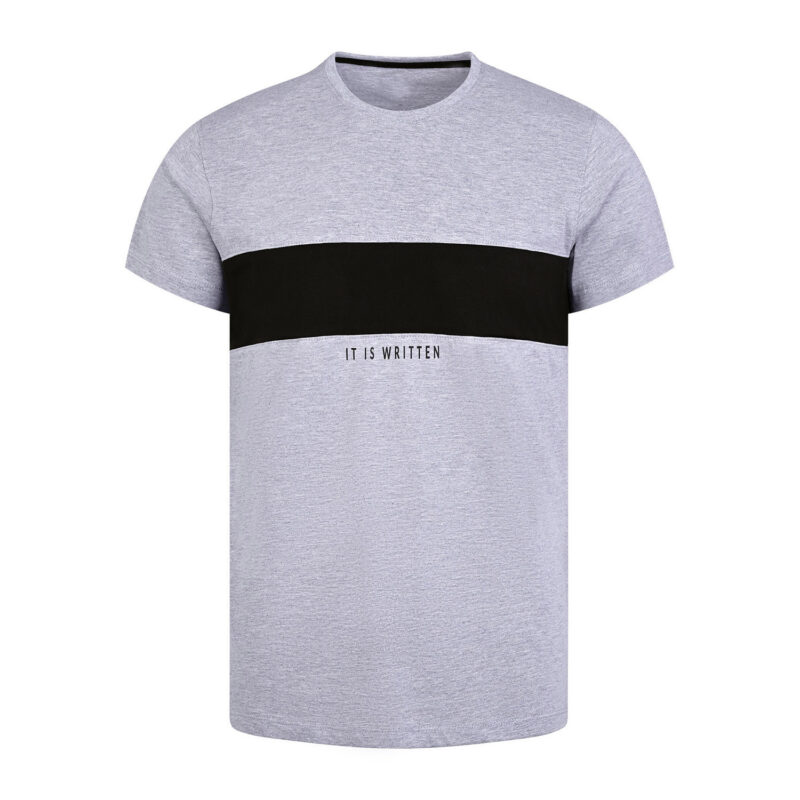 It Is Written Heather Grey Crew Neck T-shirt