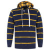 Navy Stripe Pullover Hoodie