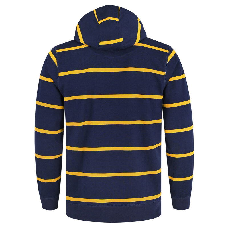 Navy Stripe Pullover Hoodie - Image 2