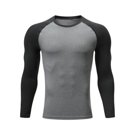 Men's Long-Sleeve Compression Shirt Base-Layer Running Top