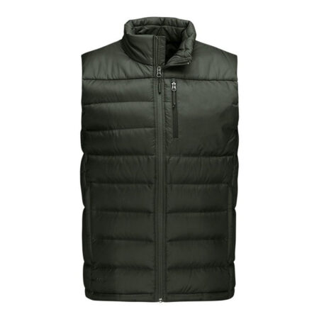 Sleeveless puffer jacket