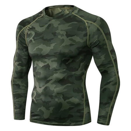 Men's Long Sleeve Compression Shirts Cool Dry