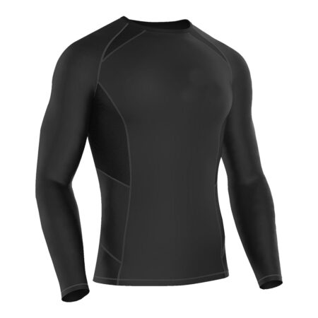 Grey Base Layer Winter Cycling Top