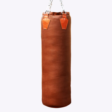 Classic Brown 4ft Straight Hide Leather Punchbag (122cm)