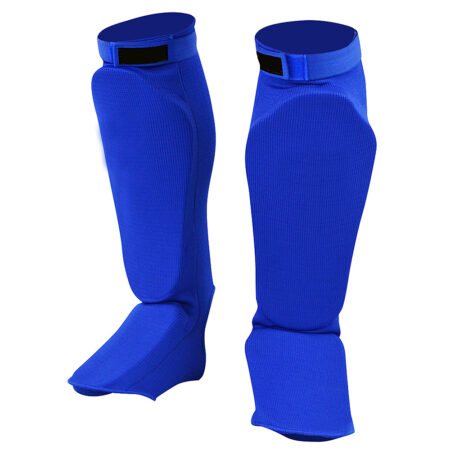 Elastic Shin Pad Blue