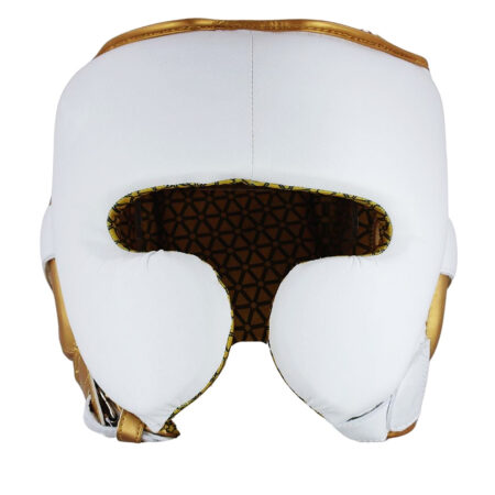 Playerz Power Head Guard - White/Gold