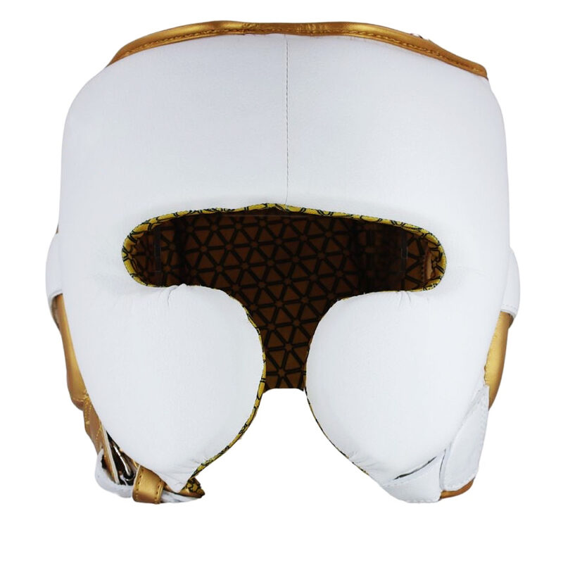 Playerz Power Head Guard - White/Gold