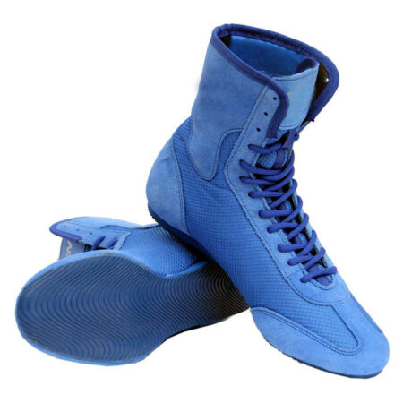 Boxing Boots in Black Leather